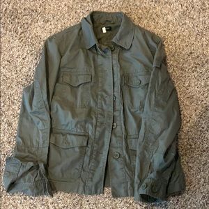 J crew army green jacket